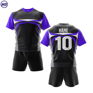 ชุดเสื้อเจอร์ซี่รักบี้โพลีเอสเตอร์,เสื้อเจอร์ซีย์รักบี้แบบเฉพาะเสื้อฟุตบอล - Product Image 4