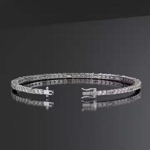 Bracelet de tennis pour femme de haute qualité, or jaune 10 carats, diamant taille ronde en moissanite, nouvel arrivage - Product Image 2