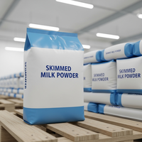 Lait en poudre écrémé de qualité supérieure, certifié export, vente en gros en vrac, boîte/sachet, protéines naturelles 34%, goût riche, pour bébés, enfants et adultes