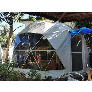 4 estaciones al aire libre jardín 4M-40m PVC bola redonda lujo Glamping geodésico desierto iglú cúpula tienda <span class=keywords><strong>casa</strong></span> - Product Image 2