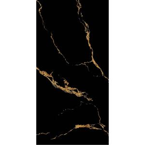 Carreaux de sol en céramique élégants antidérapants 60x120 effet marbre doré, émaillés, résistants à l'usure, décoration intérieure - Product Image 5