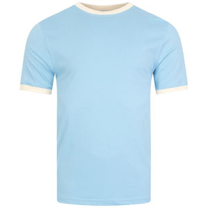 Wholesale Plus Size Breathable <b>Moisture</b>-<b>wicking</b> 100% Cotton Blank <b>T</b>-<b>Shirts</b> for Men Custom printing solid color knitted <b>shirts</b> - Product Image 3