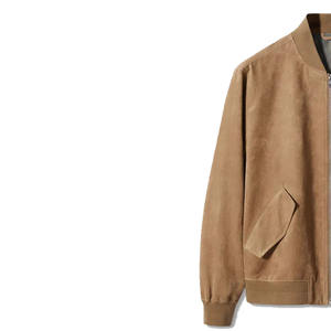 Chaquetas de bombardero gruesas para hombre y mujer con el mejor diseño al por mayor, color sólido, regular, transpirable, temporada de invierno, servicio OEM, cuello levantado en la parte delantera - Product Image 3