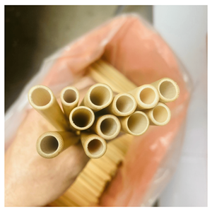 Bamboo <b>Straws</b> Bamboo material <b>reusable</b> <b>straws</b> for cold drinks coffee shops and bar service Vietnam made - Product Image 3