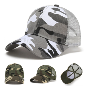 Promotion chaude Structuré Camouflage 6 Panneau Camionneur Chapeaux Léger Logo Personnalisé Maille Blanc Chapeaux De Chasse Pour Hommes Sport Voyager - Product Image 6