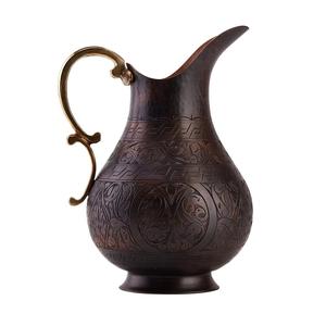 Jarra de agua de cobre de alta calidad con diseño en relieve alto, jarra para beber de mesa y cocina para restaurantes de Hotel a precio mayorista - Product Image 4