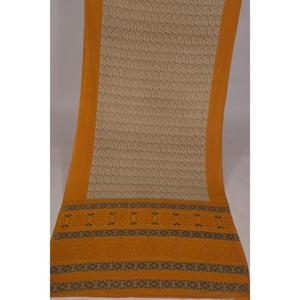 Cổ Điển Ấn Độ hoa Saree 5 sân Boho Viscose vải lụa cho quilting, May GYPSY váy, Dresses & thủ công mỹ nghệ - Product Image 1