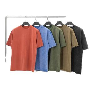 เสื้อยืดโอเวอร์ไซส์สำหรับผู้ชายทรงโอเวอร์ไซส์น้ำหนักเบา180กรัมออกแบบได้ตามต้องการผลิตจากโรงงาน - Product Image 2