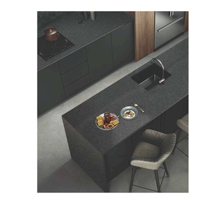 High on Demand Black Quartz Stone Slab Honed Finished Artificial Quartz Countertop at Wholesale Price - Product Image 1