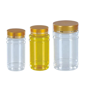 Bouteille de pilules transparente personnalisée 150ml 175ml PET bouteille de médicament emballage pour la vitamine pilule diététique bouteille nutritionnelle avec bouchon - Product Image 1