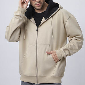 เสื้อฮู้ดกีฬาสำหรับผู้ชายผ้าฝ้าย100% กันลมเป็นมิตรกับสิ่งแวดล้อมเสื้อฮู้ดกีฬาสไตล์ใหม่ปี2025 - Product Image 2