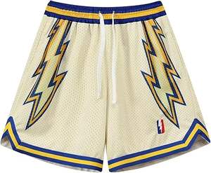 Shorts de basket-ball pour hommes brodés de haute qualité en gros, shorts de basket-ball personnalisés par sublimation - Product Image 1