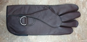 Gants de fauconnerie monocouche personnalisés gant en nubuck gant de fauconnerie taille parfaite main gauche - Product Image 5