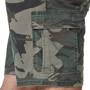 100% pantalones cortos de algodón para hombre OEM fábrica al por mayor logotipo personalizado cintura elástica tiro medio sólido Casual transpirable secado rápido - Product Image 6