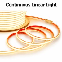 Bande lumineuse LED COB AC 110V/220V, étanche IP65, rouleau de 100m, 296 LED/m, lumière linéaire haute tension pour projets extérieurs