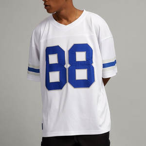 Camiseta Ligera de Malla con Cuello en V, Estilo Holgado, Informal, de Color Sólido para Hombre - Product Image 6