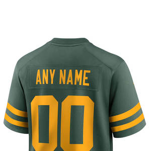 Meilleur maillot de football américain personnalisé et élégant, sublimé, prix le plus bas, haute qualité, col en V - Product Image 5