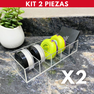 Organisateur de maquillage à séparateurs multiples avec 5 espaces - Product Image 2