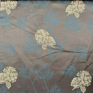 ผ้าซาตินผ้าแจ็คการ์ดโพลีเอสเตอร์เนื้อนุ่มพิเศษแบบ100% แห้งเร็วระบายอากาศได้ดีผ้าอะบายาของเด็กผู้หญิง1337ทีสีฟ้า - Product Image 1