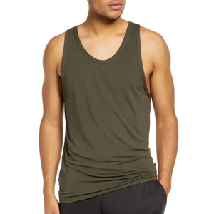 Débardeur pour hommes vente en gros Logo personnalisé impression sans manches Mode débardeur pour hommes Streetwear été chemise sans manches - Product Image 1