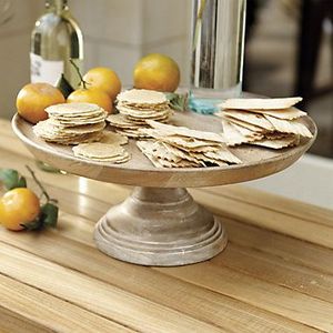 Precio barato hecho a mano mango de madera pastel pantalla Pedestal servir taza pastel soporte para el hogar restaurantes fiesta uso - Product Image 5
