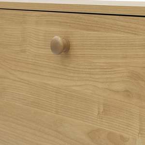 Armoire à chaussures Sisco en chêne massif scandinave à 3 tiroirs pour la maison, salon - Product Image 6