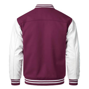 Custom Service Varsity Jackets Breathable Crew Neck Collar Customized Logo Printing Full Sleeves CollegeBaseballjacket for men - Product Image 2
