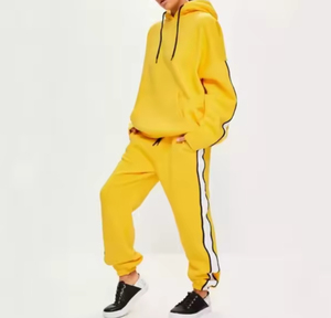 Survêtements de sport unisexes en polyester/nylon, ensembles imprimés à séchage rapide, respirants, rayés, en polaire, printemps, pour hommes et femmes - Product Image 1