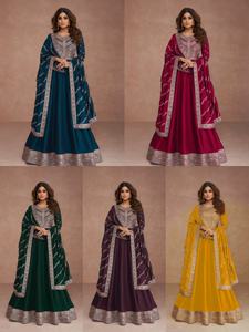 Kurti plazzo pour femmes indiennes, vêtement ethnique au prix le plus bas, kurtis pour femmes d'Inde, dernière collection sur le marché du textile - Product Image 6