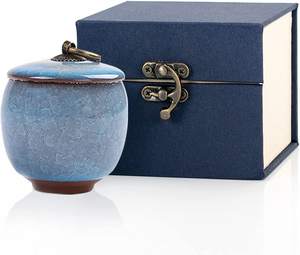 Urnas pequeñas blancas para cenizas, Mini urnas de cerámica conmemorativas, con 5,5 pulgadas cúbicas de cenizas - Product Image 5