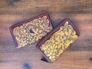 Bolso de mano de cuero de estilo occidental hecho a mano para mujer - Product Image 3