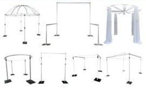 ขาตั้งฉากหลังสำหรับงานแต่งงาน,ขาตั้งฉากหลังและท่อและผ้าม่านสำหรับตกแต่งงานแต่งงาน - Product Image 4