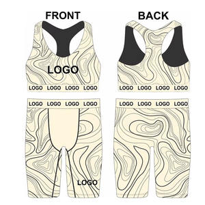 Ensemble de soutien-gorge et short de sport pour femmes, motif de sublimation sexy, vente en gros personnalisée, ensemble de soutien-gorge et short de sport 2 pièces, ensemble de vêtements de sport - Product Image 6