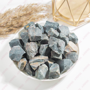 Wholesale Healing Natural Bloodstone <b>Raw</b> Rough Rocks Carved Gemstone Chunks- Anshul Impex - Product Image 2
