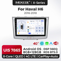 Lecteur multimédia radio Android QLED sans fil MEKEDE X10 X20 X30 X40 UIS7865 8 cœurs avec CarPlay et 4G WIFI pour Haval H6 2016-2018