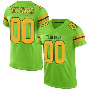 Top équipe nationale de qualité thaïlandaise vêtements personnalisés Sublimation maillot vert entraînement en gros vêtements de sport uniforme de football - Product Image 3