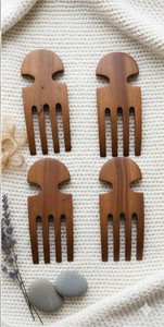 Batidor de Mano de Madera Artesanal, Utensilio de Cocina Ecológico para Mezclar Ensaladas, para el Hogar y Restaurantes, a Precio Económico - Product Image 3