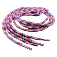 Cordon tressé rond torsadé à 3 brins en polyester 100 % écologique haute ténacité de 5 mm pour vêtements, textiles de maison, sacs et chaussures