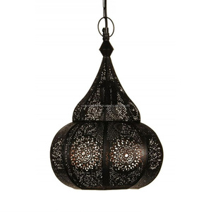 Vela decorativa marroquí para interior, linternas de hierro y oro, precio asequible, venta al por mayor - Product Image 4