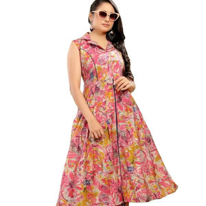 2025 dernière conception style culturel indo-occidental été confort Kurti avec taille et couleur disponibles pour les jolies filles et les femmes - Product Image 1