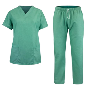 Top Qualité Femmes Gommage Ensembles Uniforme Conception Hôpital Marque Privée Scrubs Infirmière Médicale Uniforme - Product Image 2