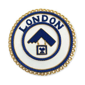 Embroidery Patches High Quality Masonic Regalia Apron <b>Badges</b> Emblems - Product Image 1