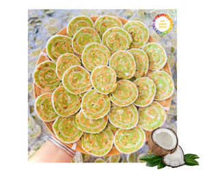 Caramelo de coco horneado con cacahuete, coco tostado crujiente hecho a mano, dulce crujiente masticable, caramelo de coco horneado con cacahuete 2025 - Product Image 1