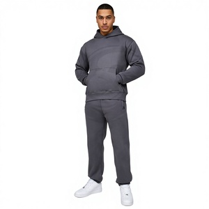 Men's Regular Fit Breathable Eco-Friendly Tech Fleece <b>Tracksuit</b> with Custom Logo & Design Print Winter <b>Tracksuit</b> OEM Services - Product Image 1