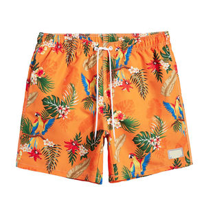 Pantalones cortos de calle informales de cintura media para hombre de alta calidad, ligeros, sostenibles, antiarrugas, patrón sólido, sublimación - Product Image 1