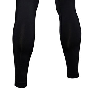 Nouveaux leggings pour hommes à taille haute en coton/fibre de bambou, pantalons de course personnalisés pour le fitness, tissu respirant antibactérien, élastique - Product Image 6