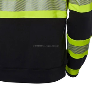 Camisas de Seguridad Reflectantes de Alta Visibilidad al por Mayor, Transpirables, de Manga Larga, para Trabajo de Construcción - Product Image 4