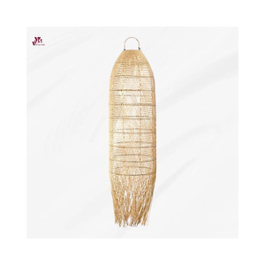 Abat-jour Suspendu Lustre Pendentif Lumières Osier Tissé À La Main Suspension Abat-Jour Couverture Décor pour la Vente en Gros - Product Image 6