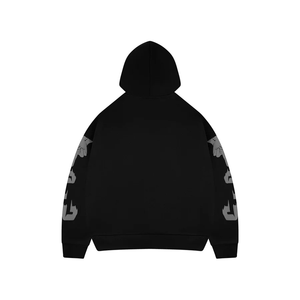 Sweat à capuche unisexe oversize Y2K Graphic Streetwear de haute qualité, design kangourou à épaules tombantes, sweat à capuche brodé personnalisable-taille - Product Image 5