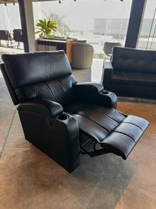 Modern Design <b>Leather</b> Electric Lift <b>Chair</b> Sofa Manufacturer Wholesale Remote Control <b>Reclining</b> with Cup USB Holder Adjustable - Product Image 2